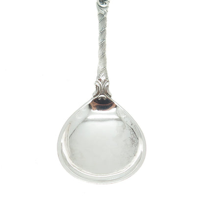 BRODRENE LOHNE 830S Silver Vintage Norway Dobbel Rokokko Coffee Spoon