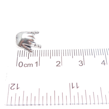 CHAMILIA 925 Sterling Silver I Love You Sign Bead Charm