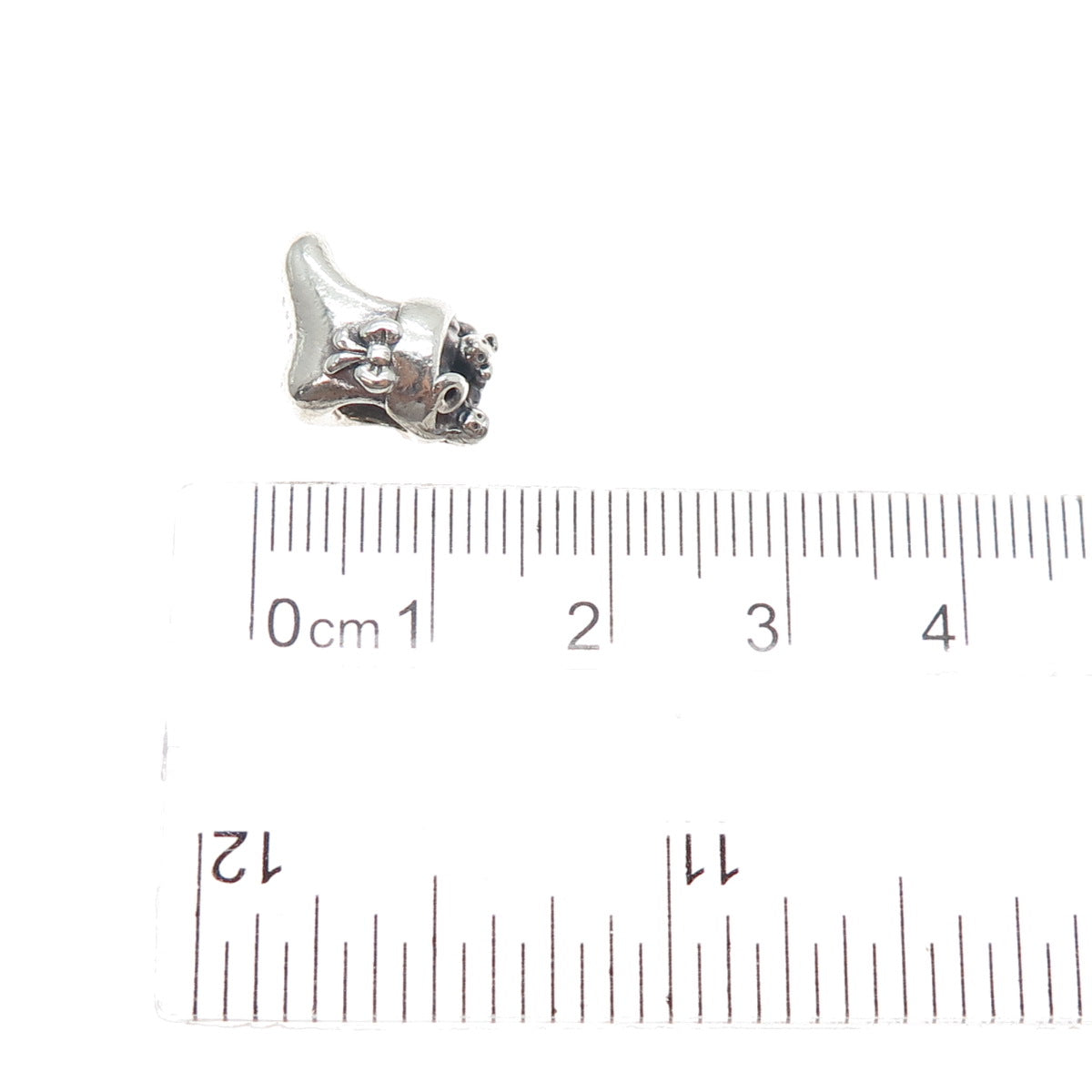 PANDORA 925 Sterling Silver Christmas Stocking Slide Bead Charm