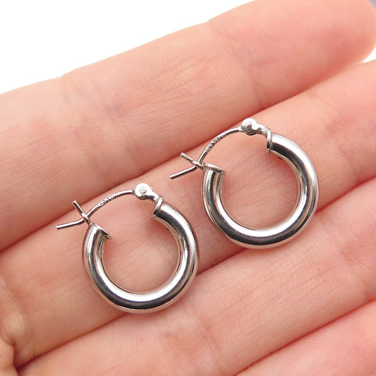 925 Sterling Silver Hoop Earrings