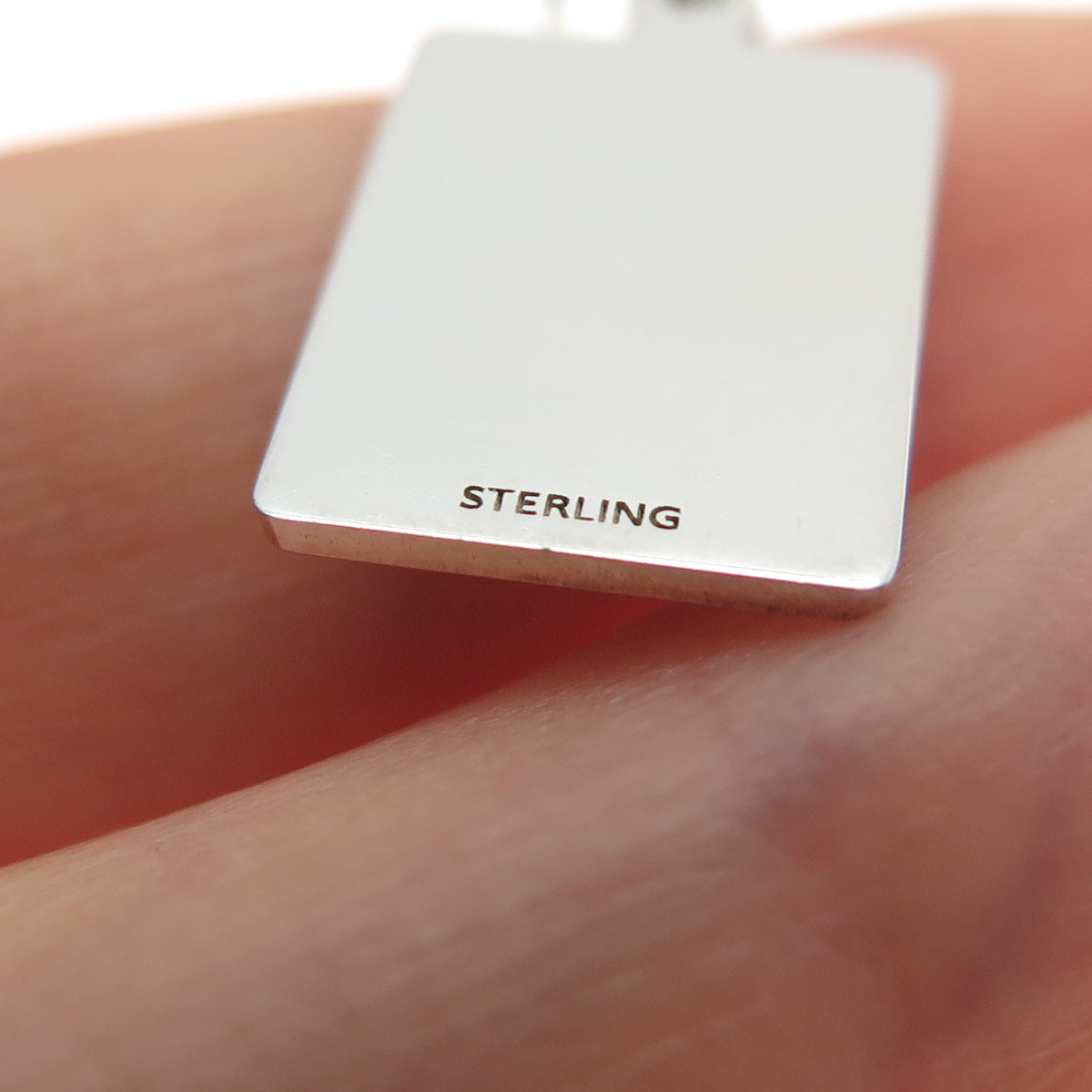 925 Sterling Silver Red Enamel Field Of Fun & Freedom Minimalist Charm Pendant