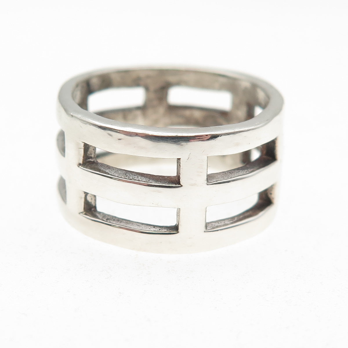 925 Sterling Silver Vintage Arcane Ring Size 7.5