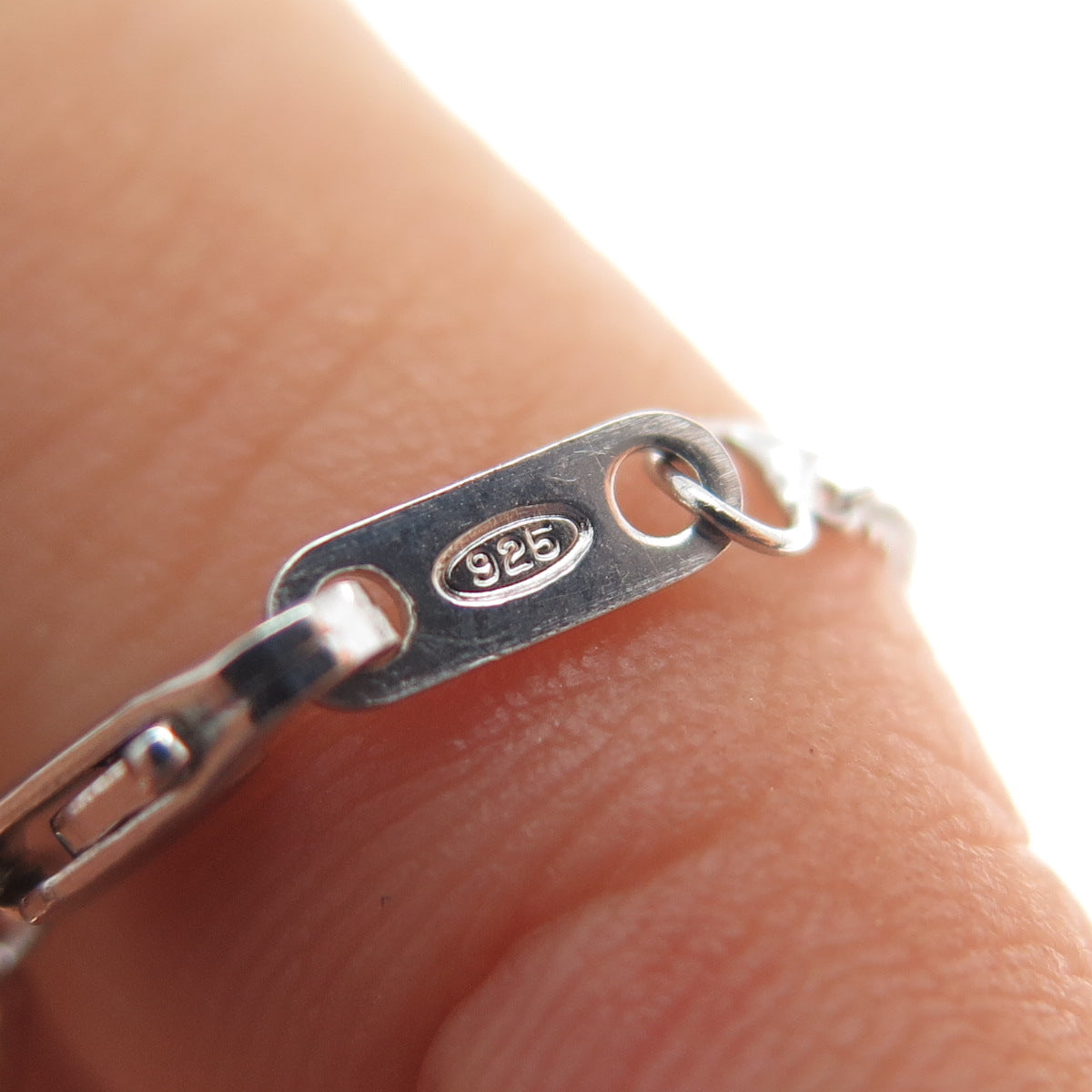 KARIZIA KA 1772 Sterling Silver 10K Gold Real Diamond Heart Chain Necklace 18"