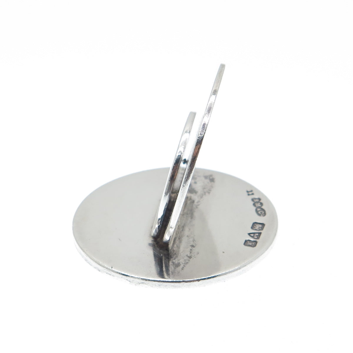 SAMPSON MORDAN & CO. 925 Sterling Silver Antique 1903 Chester Place Card Holder