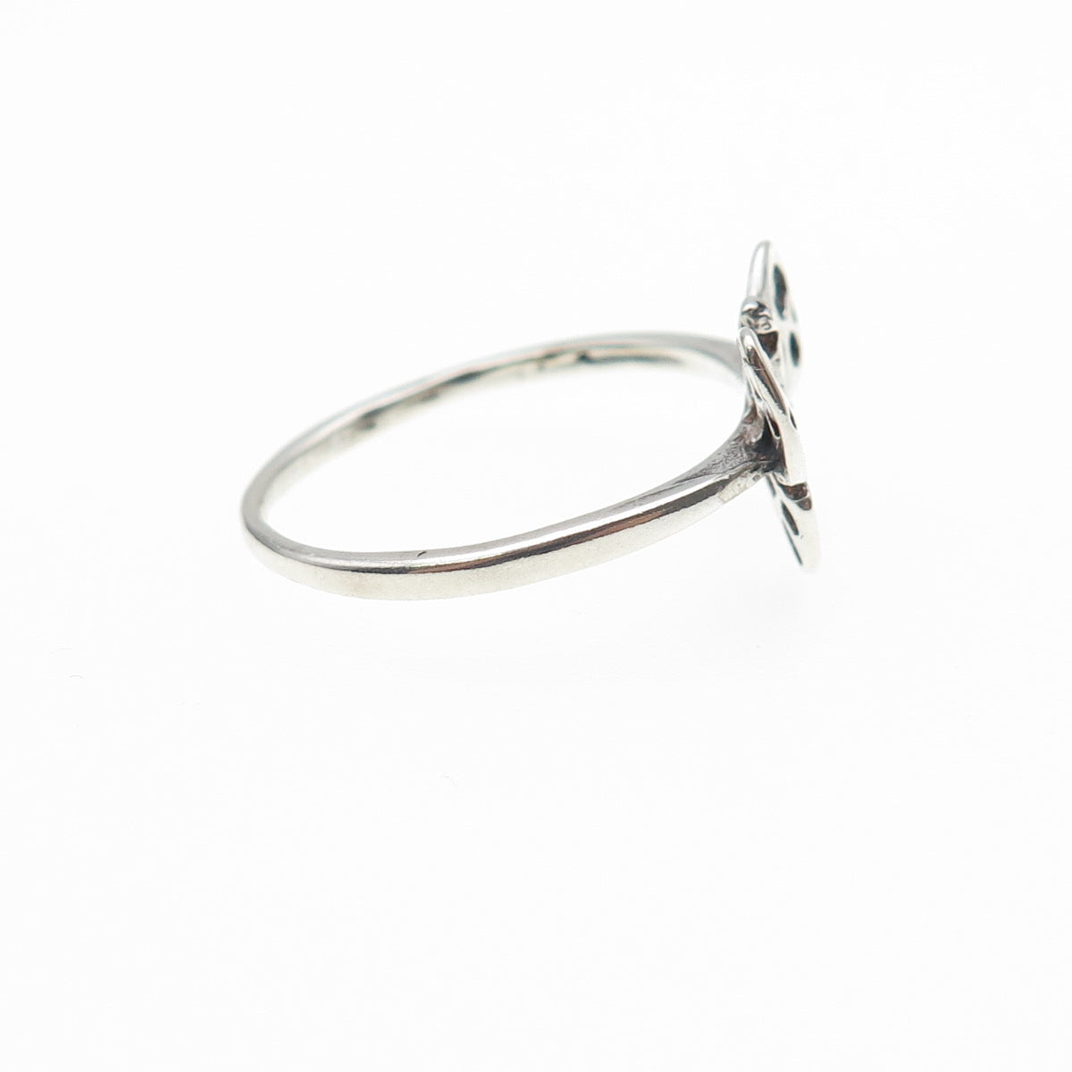 SUNWEST 925 Sterling Silver Vintage Butterfly Ring Size 9