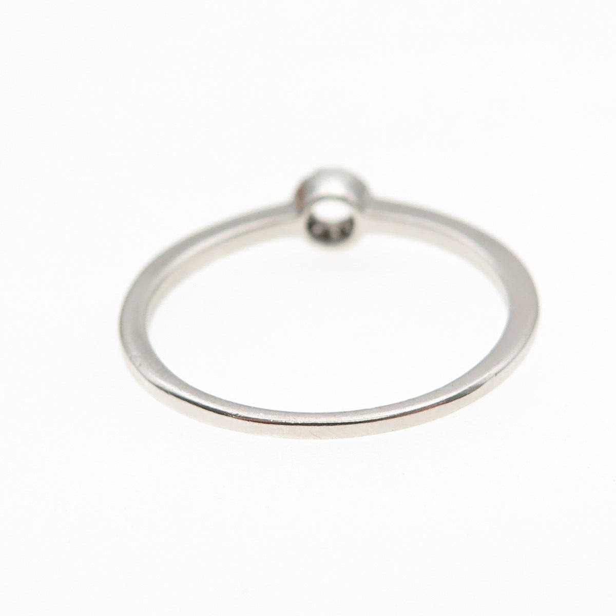 925 Sterling Silver Round-Cut C Z Circle of Life Ring Size 9.25