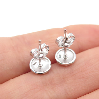 925 Sterling Silver Flower / Umbrella Stud Earrings