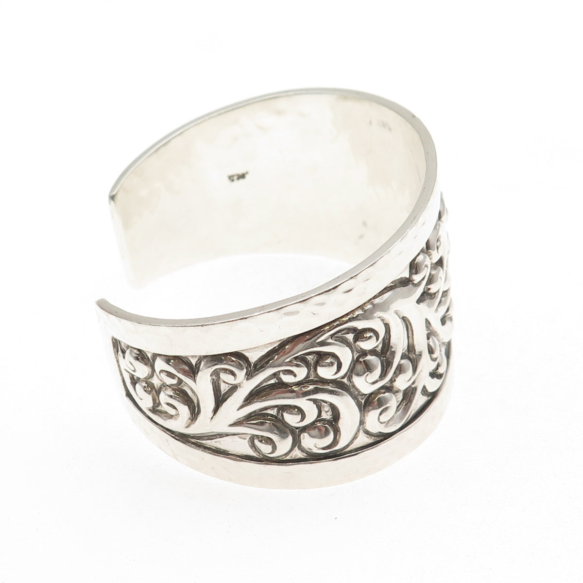 LOIS HILL 925 Sterling Silver Vintage Signature Scroll Adjustable Bracelet 7"