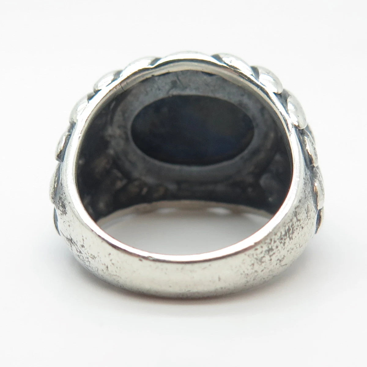 925 Sterling Silver Vintage Ross Simons Real Sodalite Gemstone Ring Size 5