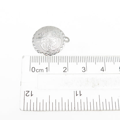 JEWELART 925 Sterling Silver Vintage Happy Anniversary Mini Charm Pendant