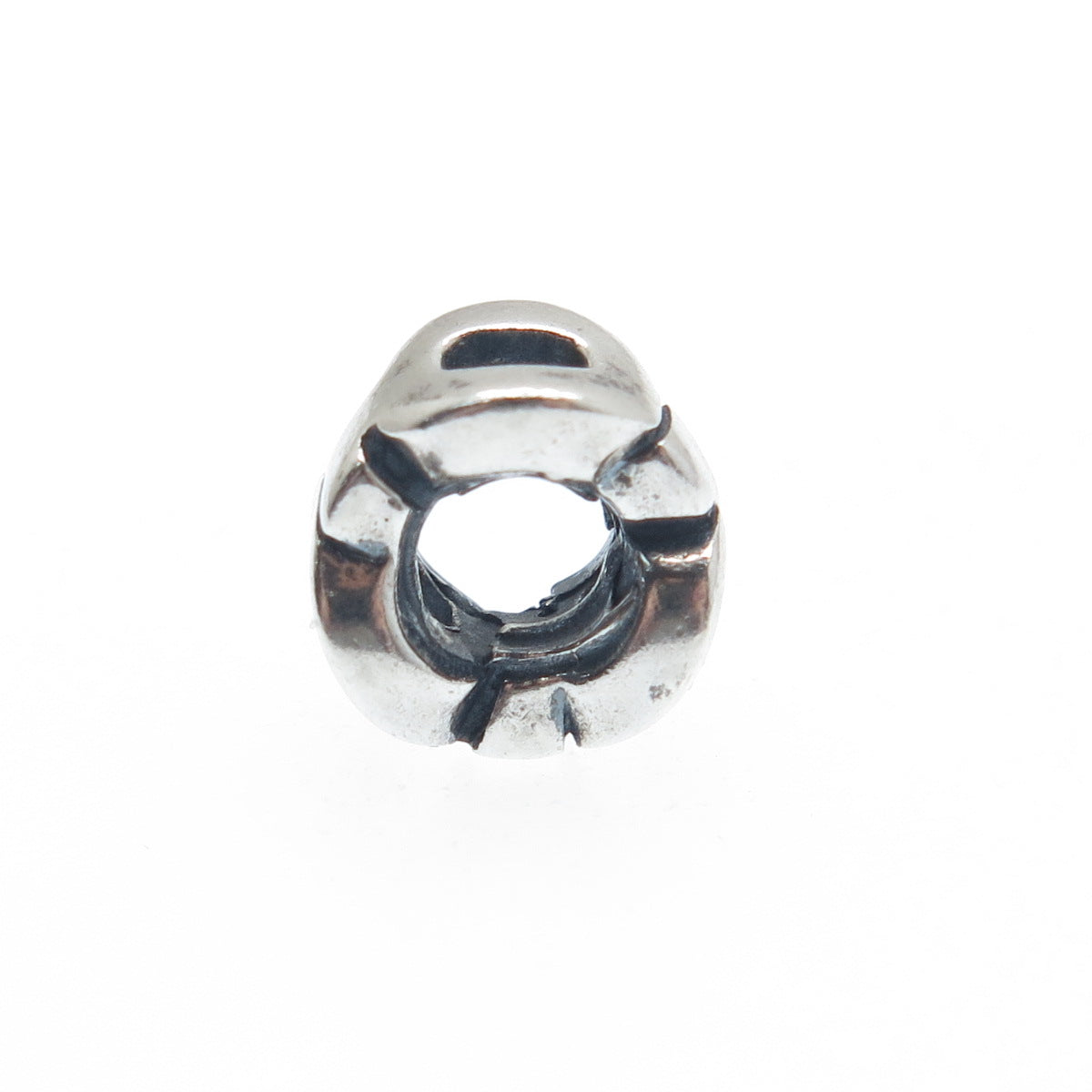 CHAMILIA 925 Sterling Silver Letter Q Initial Bead Charm