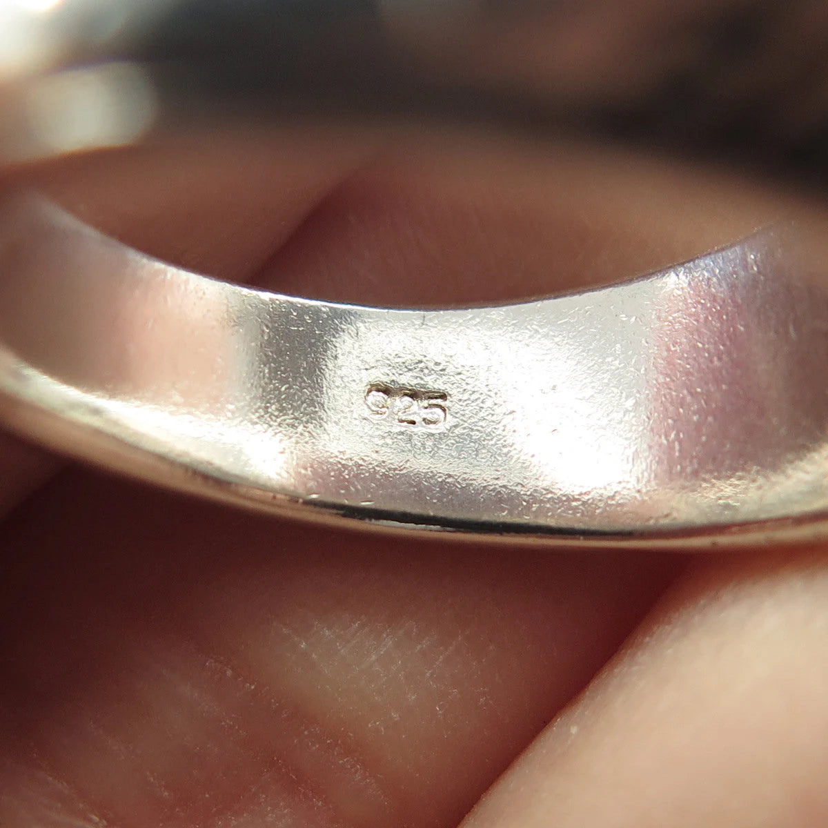 925 Sterling Silver Vintage Brighton Ethnic Domed Ring Size 7.75