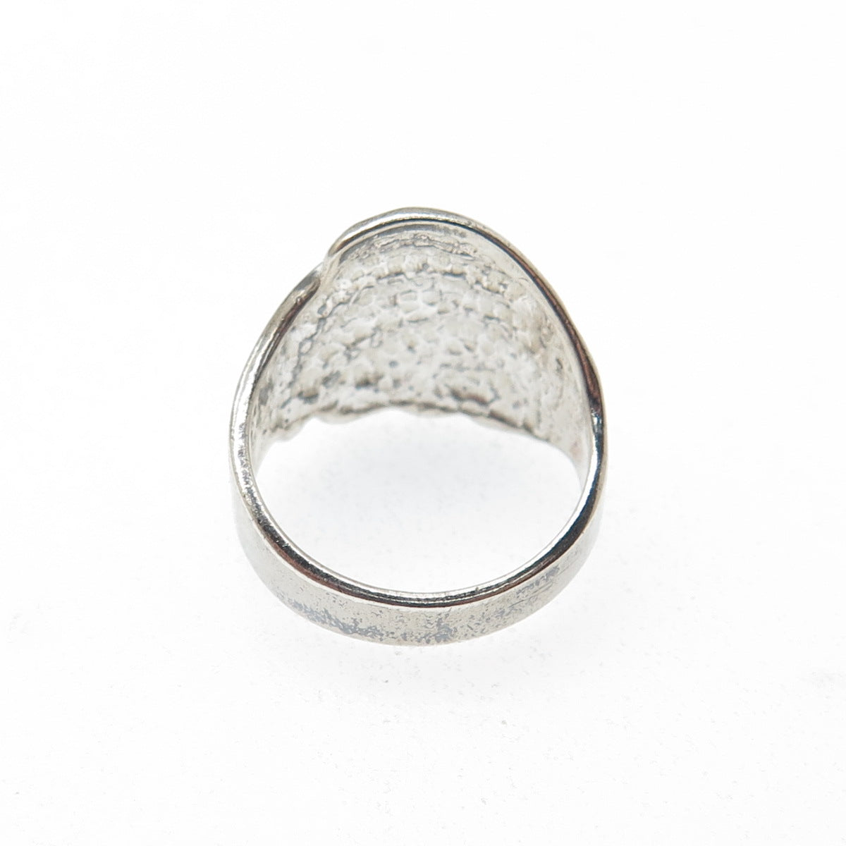 LISA LEE CREATIONS 925 Sterling Silver Vintage Diamond-Cut Wing Ring Size 6