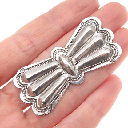 Old Pawn 925 Sterling Silver Vintage Southwestern Butterfly Bow Tribal Belt Part