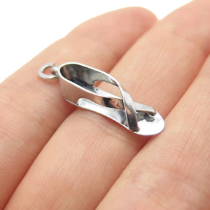 Joseph M. Shanholtz 925 Sterling Antique Art Deco Shoe Oxidized Mini 3D Pendant