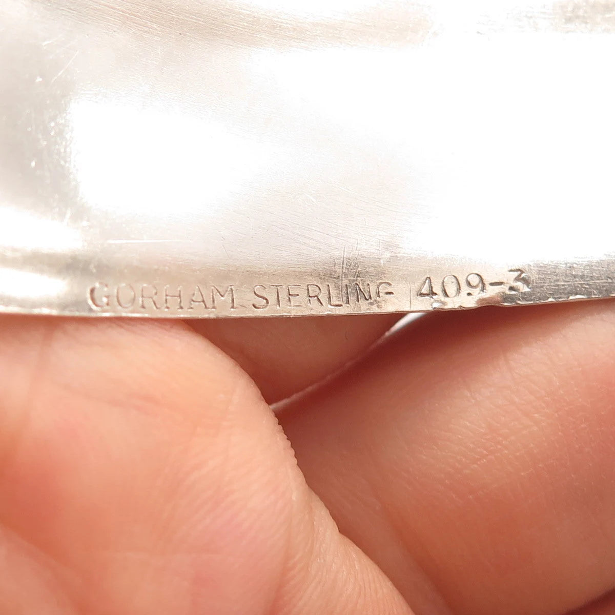 925 Sterling Silver Vintage Gorham Satin Finish Carved Adjustable Bracelet 7.25"