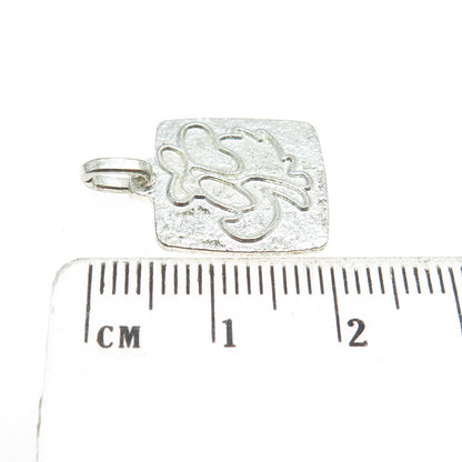 WALT DISNEY 800 Silver Vintage Minnie Mouse Charm Pendant