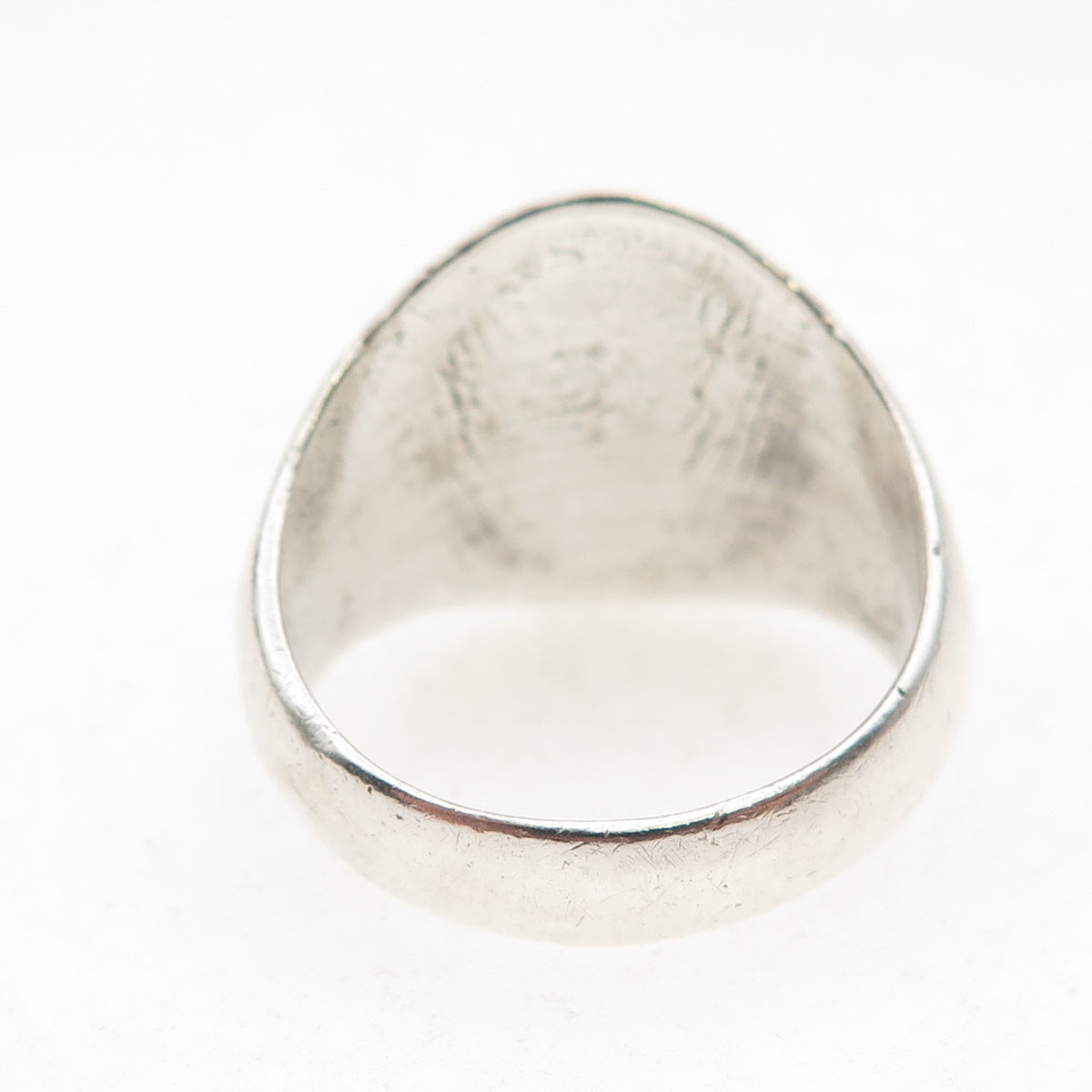 Old Pawn Sterling Silver Vintage Southwestern Turquoise Tribal Ring Size 9.25