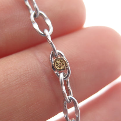 TACORI 18K Gold & 925 Sterling Silver Crescent Eclipse Chain Necklace 32"