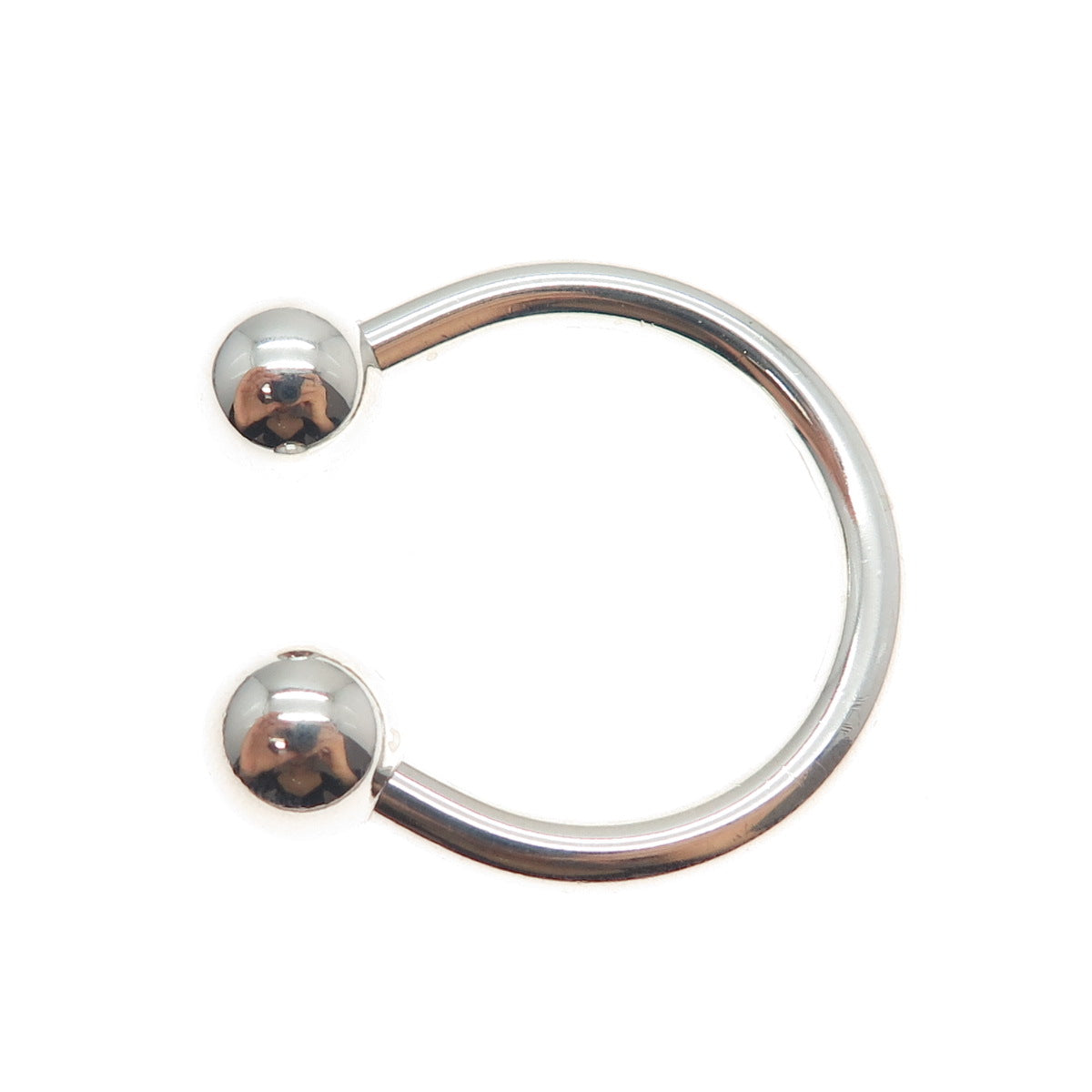 TIFFANY & CO 925 Sterling Silver Vintage 2001 Screw-Off Ball Key Ring