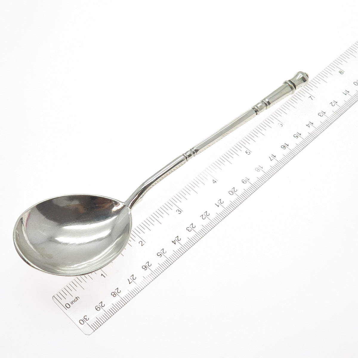 ANATOLY ARTSYBASHEV 84 Silver Antique 1895 Russian Empire Jam / Sauce Spoon