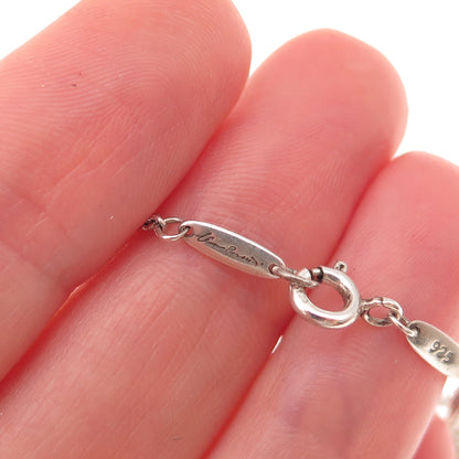 Tiffany & Co. Elsa Peretti Sterling Silver Vintage Teardrop Chain Necklace 16"