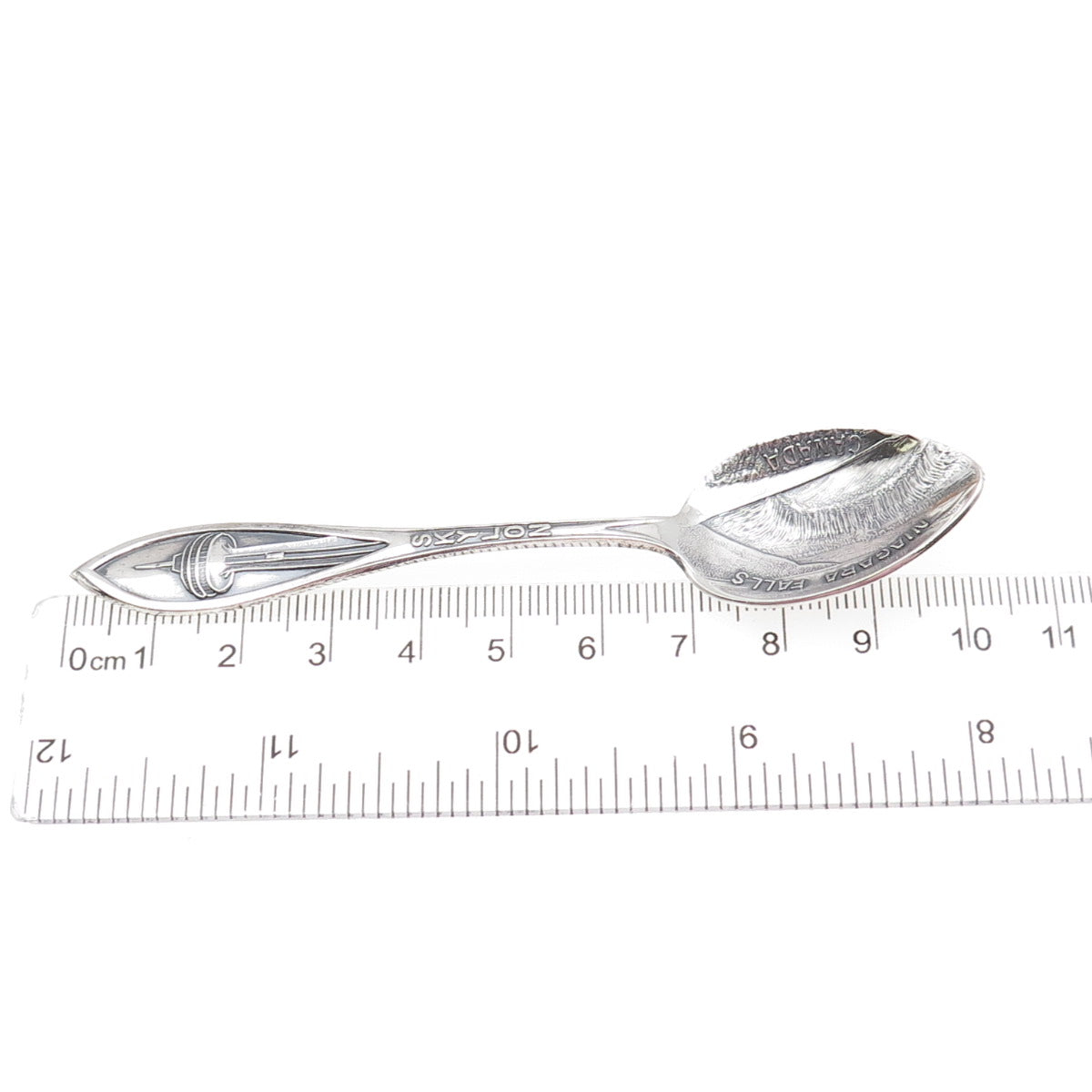 Breadner & Co Sterling Silver Antique Art Deco Skylon Niagara Falls Coffee Spoon