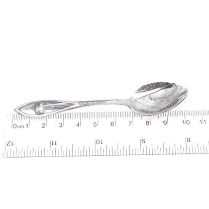 Breadner & Co Sterling Silver Antique Art Deco Skylon Niagara Falls Coffee Spoon