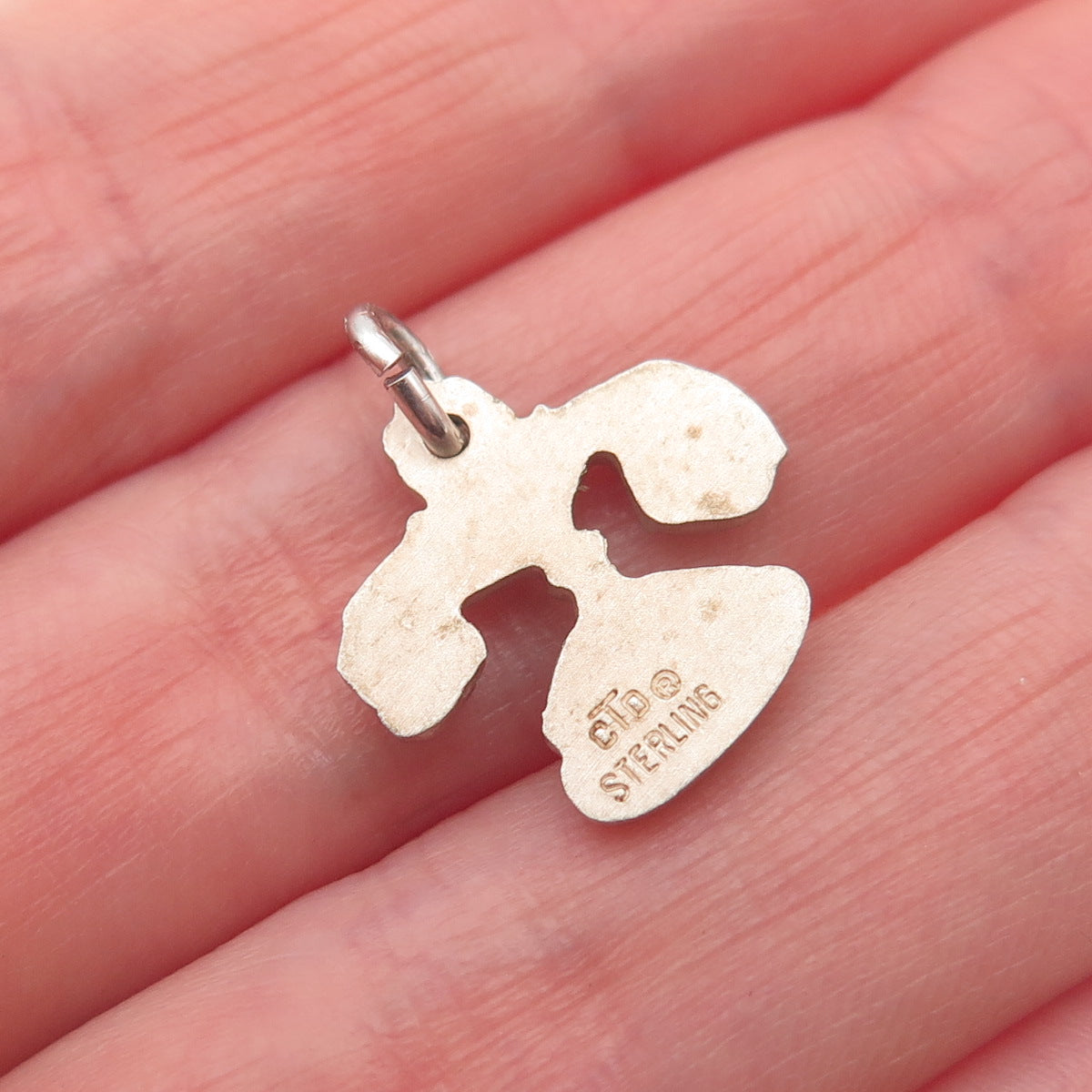 O.C. TANNER 925 Sterling Silver Vintage Retro Rotary Phone Mini Charm Pendant