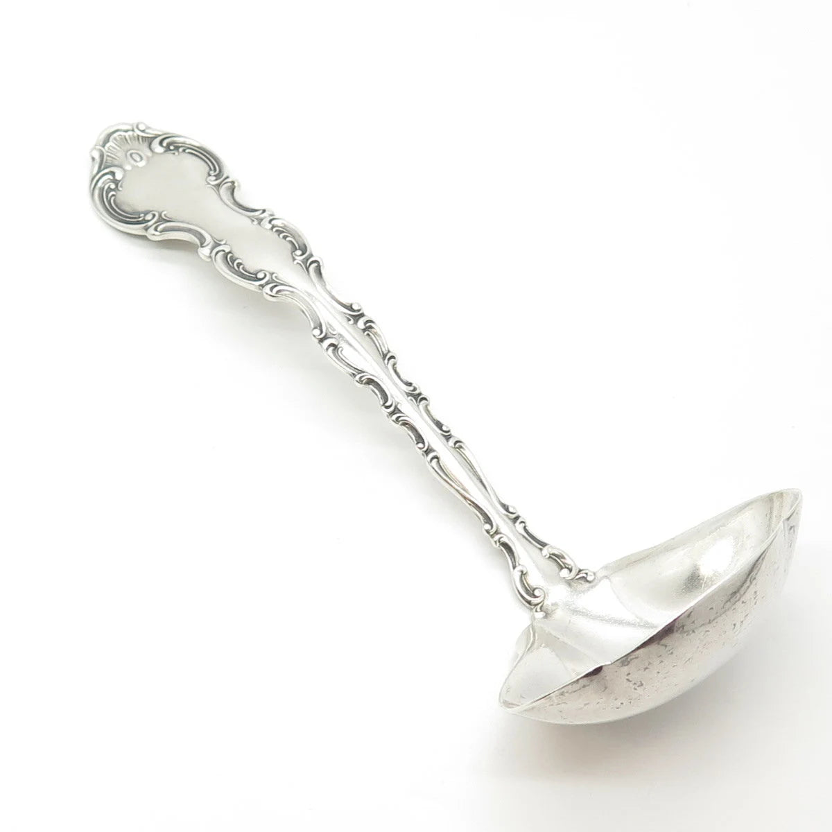 925 Sterling Silver Antique Victorian Gorham Strasbourg - 1897 Gravy Ladle