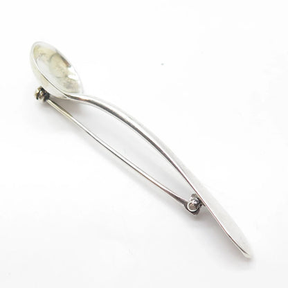S. KIRK & SON 925 Sterling Silver Vintage Flatware Pin Brooch