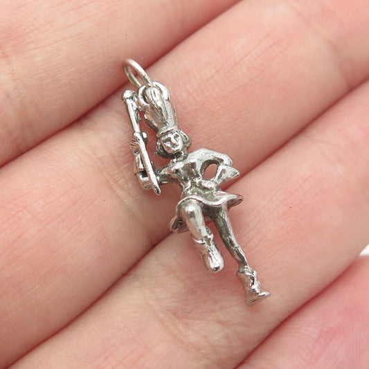 925 Sterling Silver Vintage Grand Marshall Parade Charm Pendant