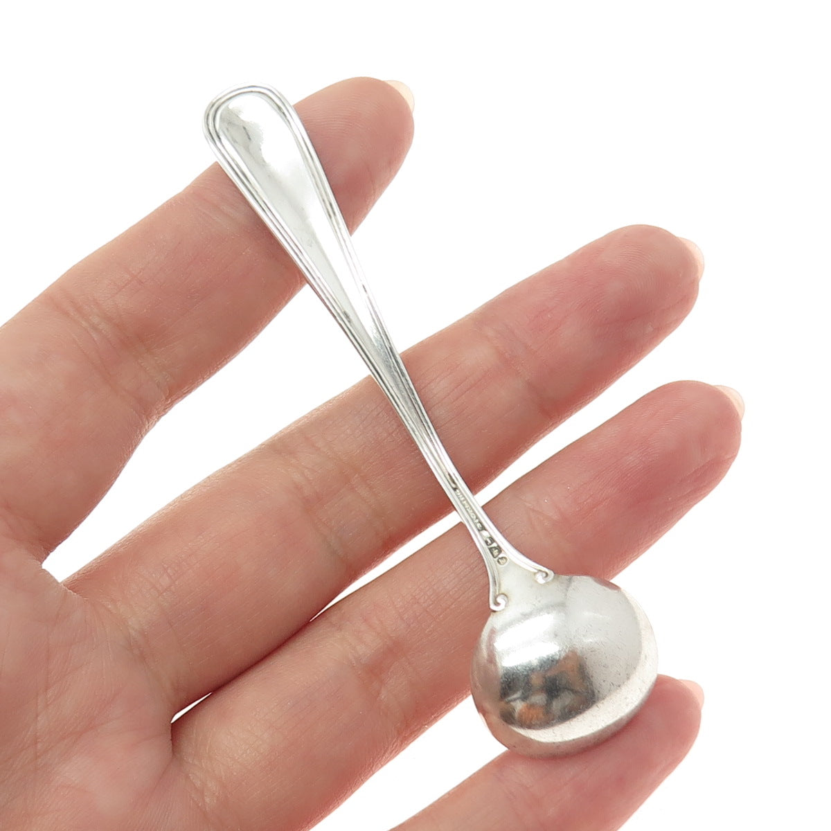 WATSON 925 Sterling Silver Antique 1908 Commonwealth Salt & Spices Spoon