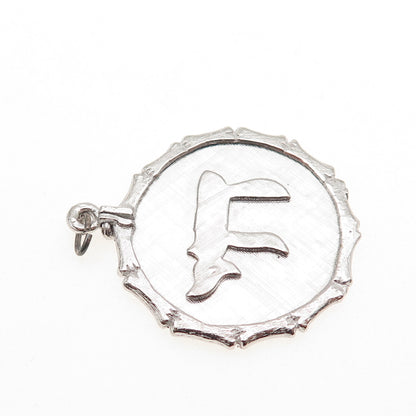 JAY POSON 925 Sterling Silver Vintage Chai Judaica Charm Pendant
