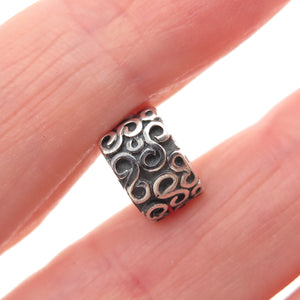 Pandora 925 Sterling Silver Swirl Clip Charm