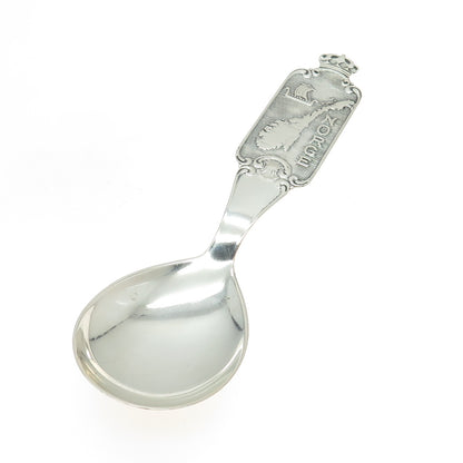 SAETHERS GULL 830S Silver Vintage Norway Baby Spoon