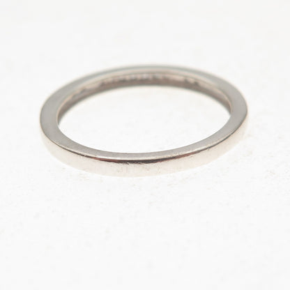 925 Sterling Silver Real Round-Cut Diamond Half Eternity Band Ring Size 7