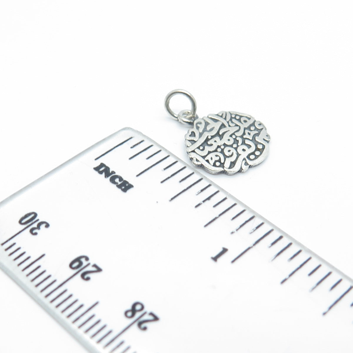 800 Silver Vintage Ornate Charm Pendant