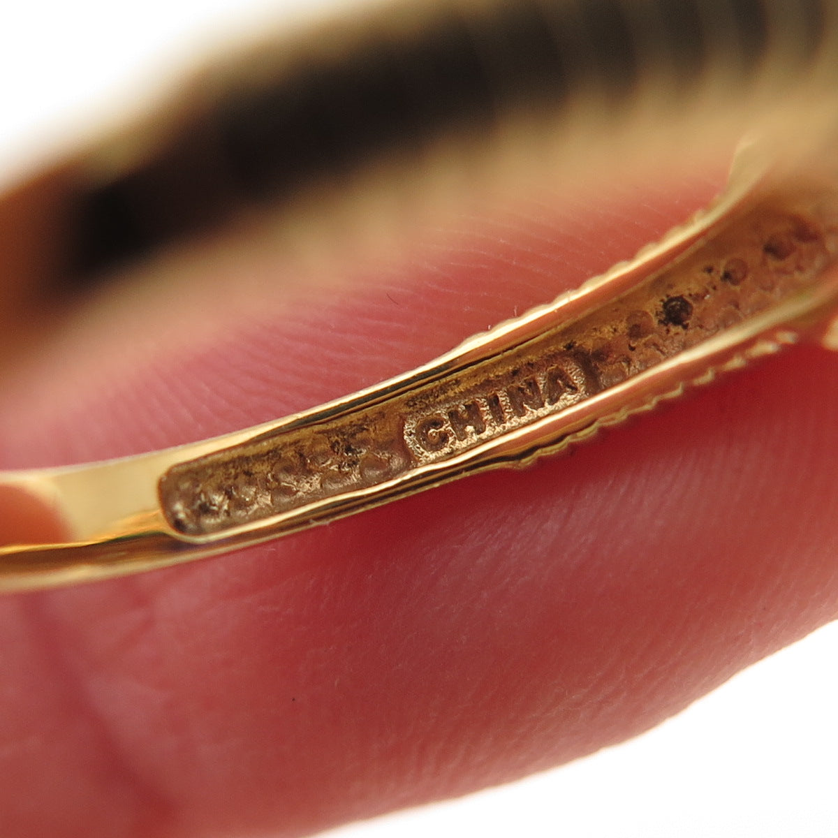 925 Sterling Silver Gold Plated Purple & White C Z Ring Size 7