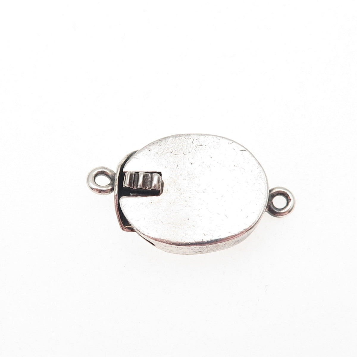 925 Sterling Silver Vintage Mexico Bracelet / Necklace Box Lock Clasp