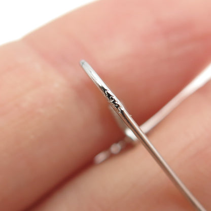 925 Sterling Silver Modernist Dangling Earrings