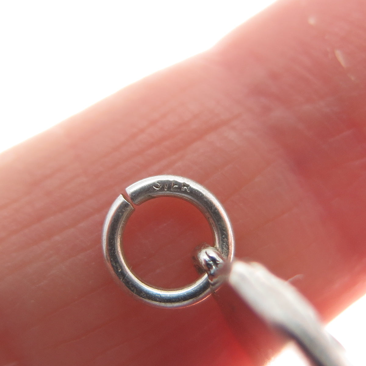 925 Sterling Silver Vintage Handshake Heart Oxidized Minimalist Charm Pendant