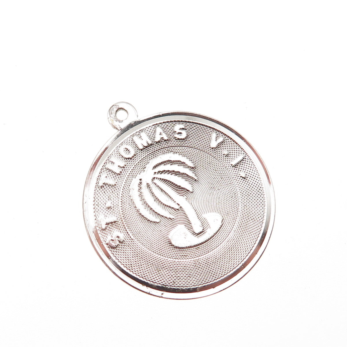 Griffith & Sons 925 Sterling Silver Vintage St. Thomas VI Charm Pendant