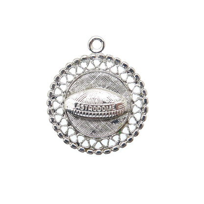 FRENCH & FRANKLIN 925 Sterling Silver Vintage Astrodome Minimalist Charm Pendant