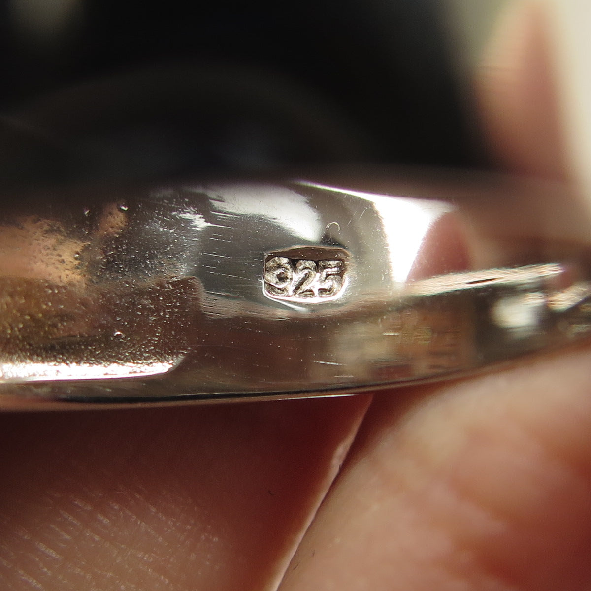 925 Sterling Silver Princess-Cut Shaped C Z Ring Size 9.25