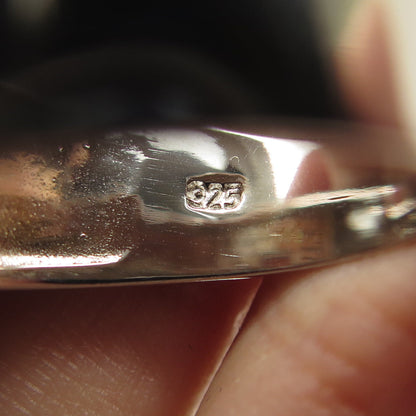 925 Sterling Silver Princess-Cut Shaped C Z Ring Size 9.25