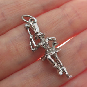 925 Sterling Silver Vintage Grand Marshall Parade 3D Charm Pendant
