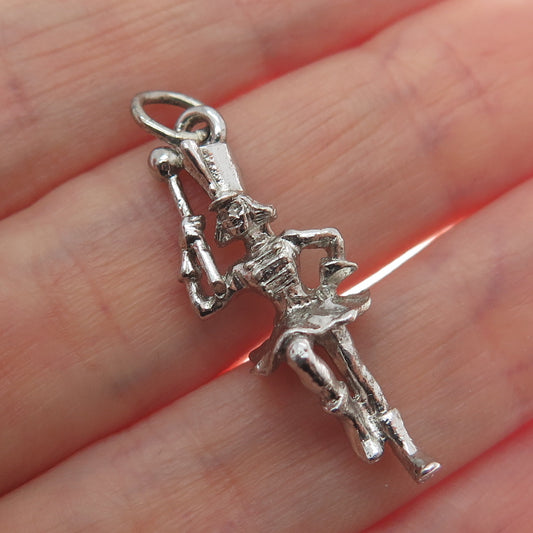 925 Sterling Silver Vintage Grand Marshall Parade 3D Charm Pendant