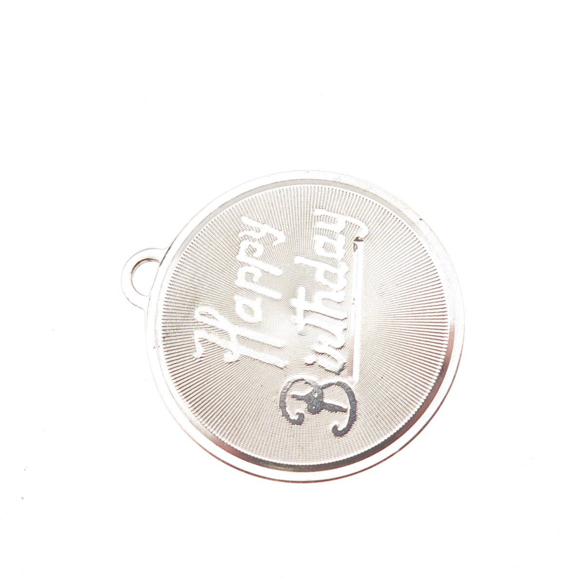 B.A. Ballou 925 Sterling Silver Vintage Happy Birthday Charm Pendant
