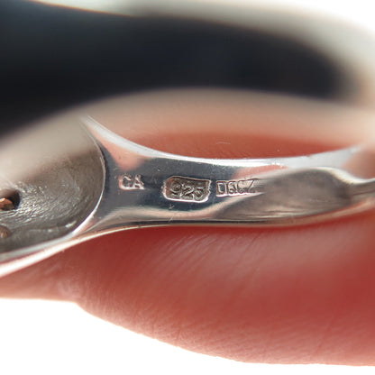 925 Sterling Silver Round-Cut C Z Sparkle Dome Ring Size 8